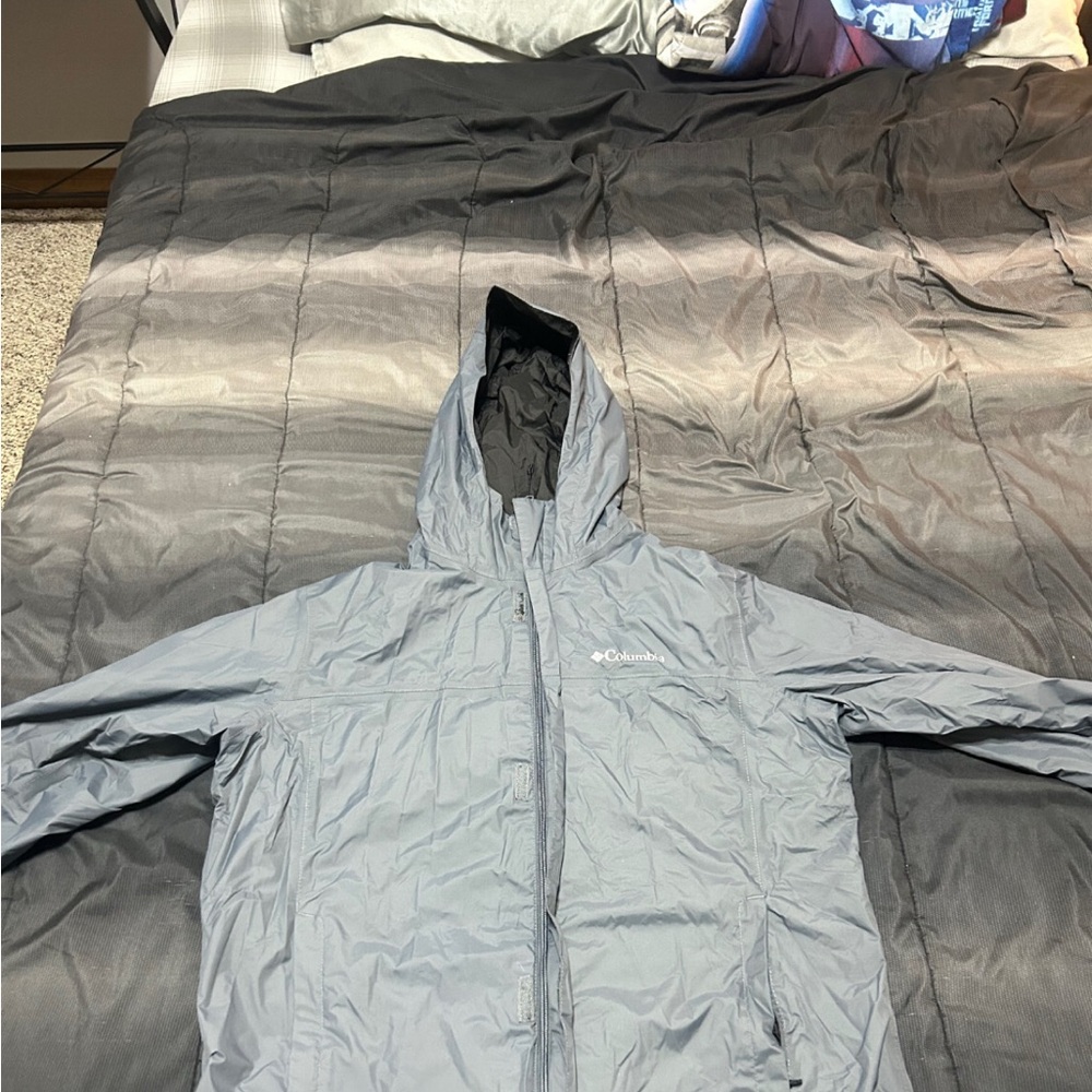 Columbia Gray Raincoat
